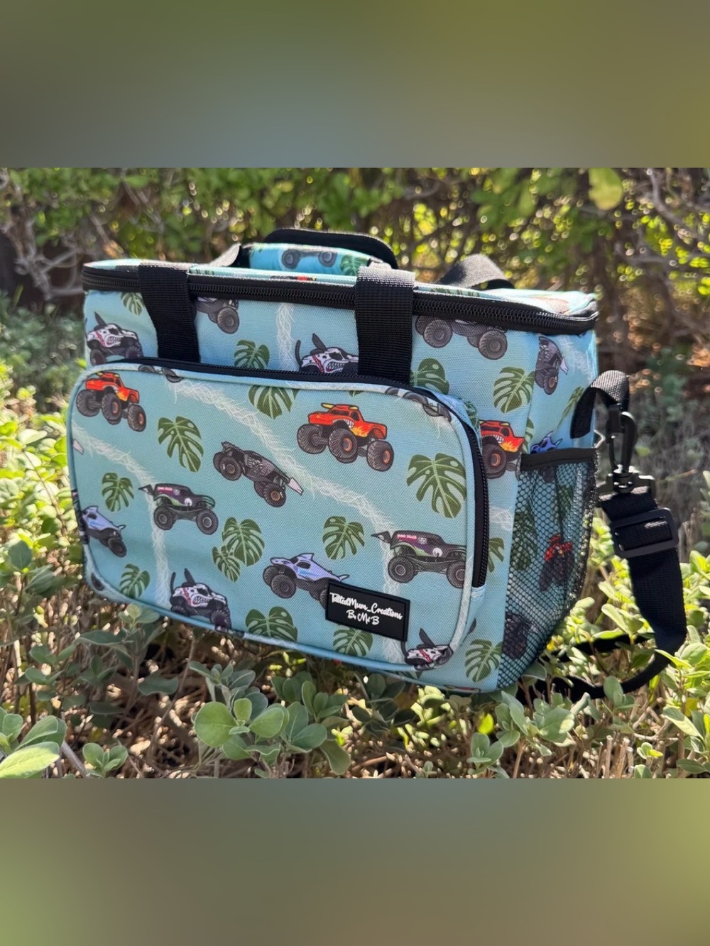 TattedMumCreations Monster Jam Lunch Cooler Bag XL